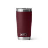 Rambler 20 oz Tumbler With Magslider Lid in color Wild Vine Red.